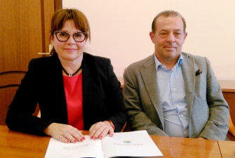 Луиджи Проди, Управляющий директор, и Сюзана Марич, Директор по продажам и маркетингу, нового резорта Црвена Лука (Crvena Luka) в Хорватии